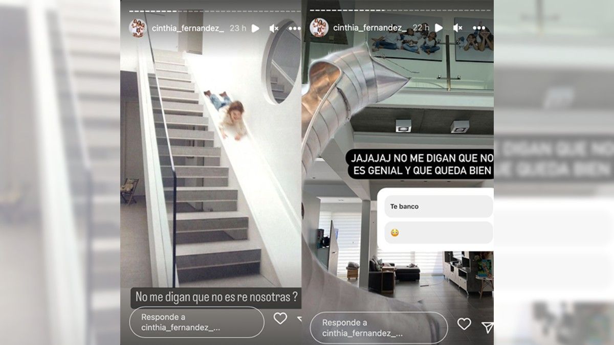 Cinthia Fernández añadió una encuesta a sus historias para ver quiénes apoyaban su idea.