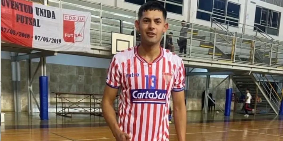 Enzo Delgado, de 21 años. Jugador de Los Andes baleado. Enzo Delgado, de 21 años. Jugador de Los Andes baleado.