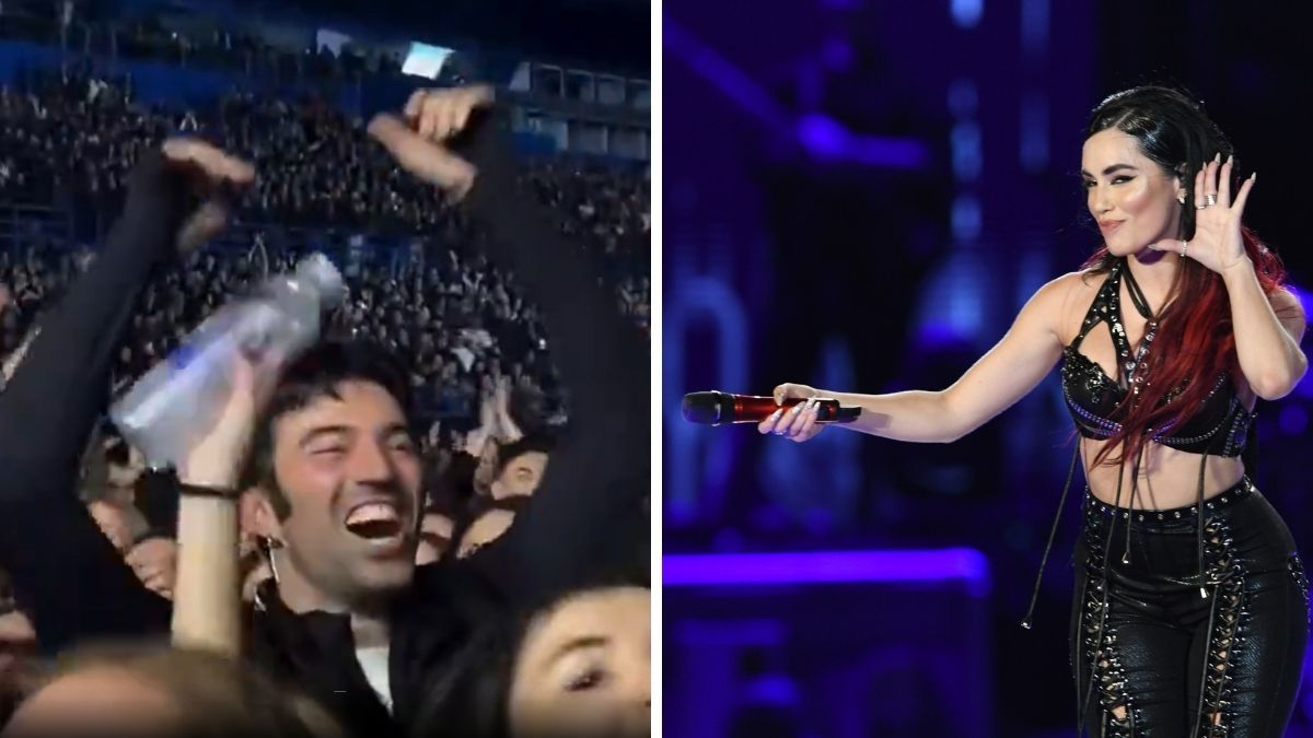 Pedro asistió a los conciertos de Lali y no dudó en saltar con el público.&nbsp;
