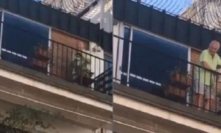 video: sale con un megafono al balcon y manda al frente a los que no cumplen la cuarentena video: sale con un megafono al balcon y manda al frente a los que no cumplen la cuarentena
