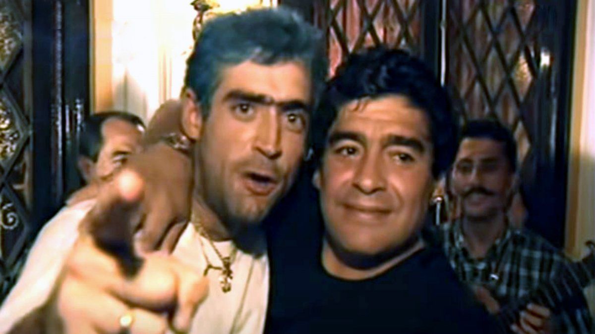 Rodrigo y Diego Maradona.