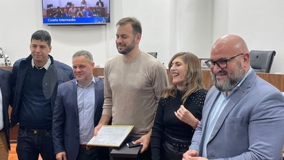 Luciano De Cecco fue reconocido en Santa Fe, su ciudad natal: los motivos