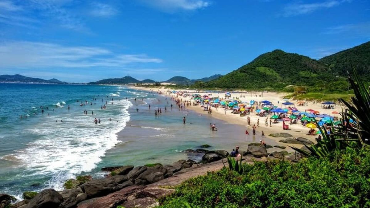 Garopaba forma parte del Área de Protección Ambiental de la Ballena Franca, un corredor biológico vital en el sur de Brasil que garantiza la preservación de especies marinas. Garopaba forma parte del Área de Protección Ambiental de la Ballena Franca, un corredor biológico vital en el sur de Brasil que garantiza la preservación de especies marinas.