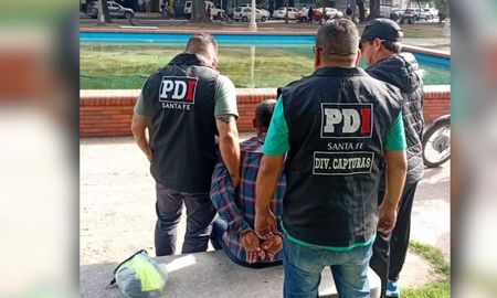 El sospechoso fue detenido en el Palomar por agentes de la PDI El sospechoso fue detenido en el Palomar por agentes de la PDI