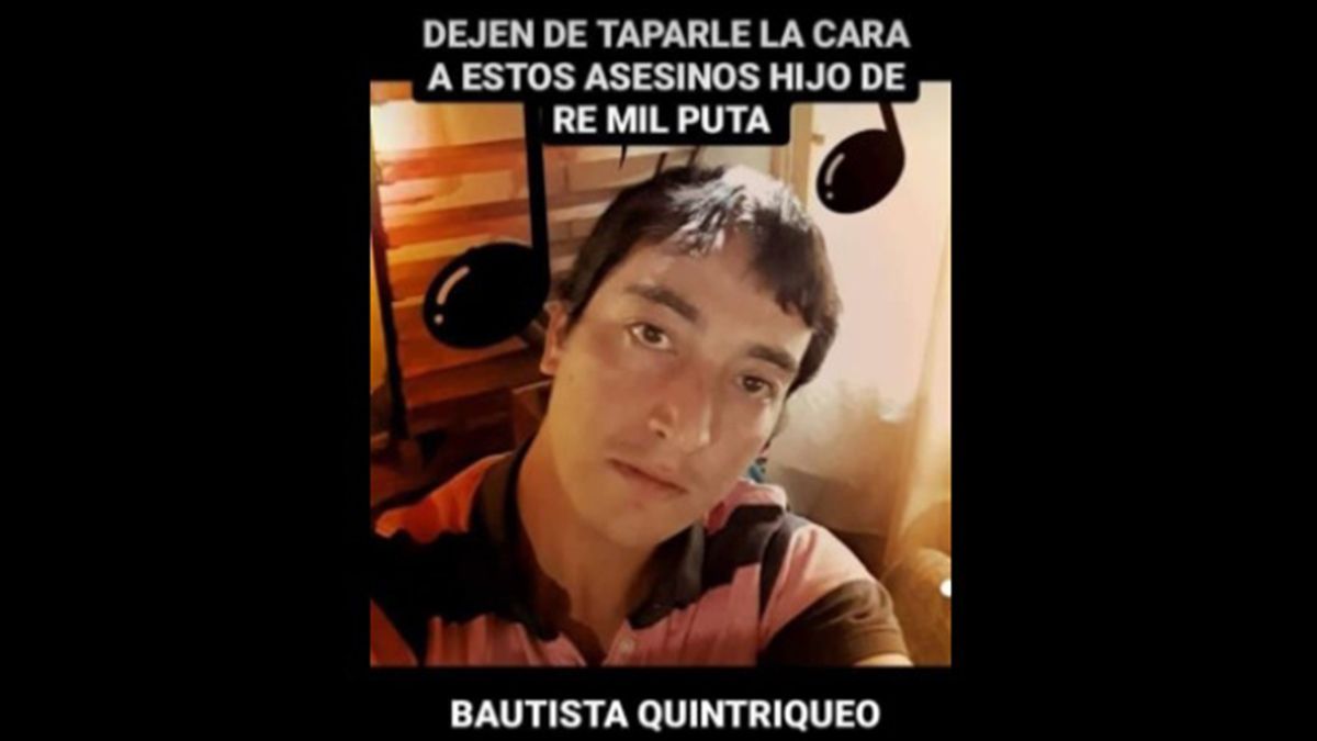 Bautista Quintriqueo, el femicida de Guadalupe Curual.