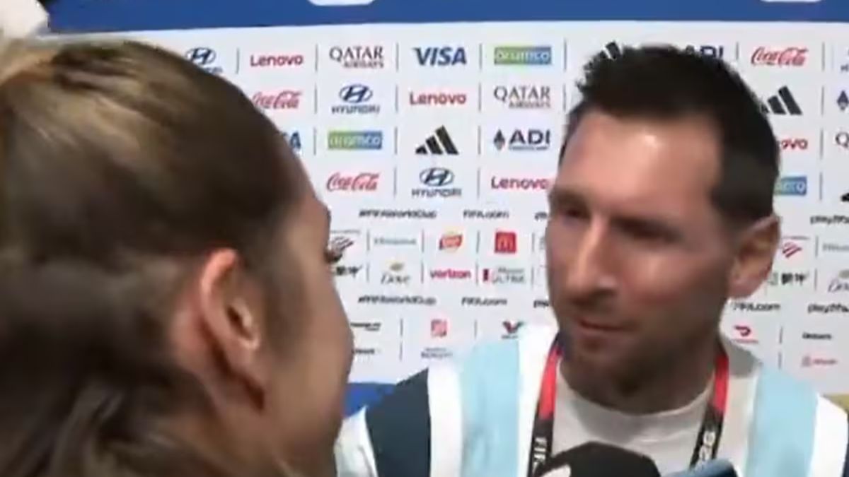 Lionel Messi con Sofi Martínez.