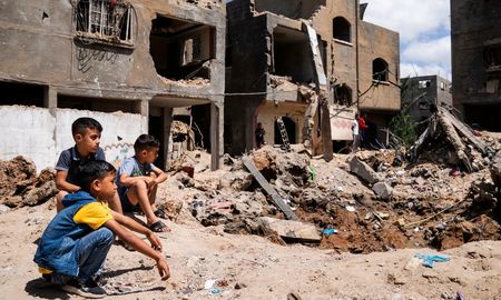 Hay casi un millón y medio de menores en la franja de Gaza. Hay casi un millón y medio de menores en la franja de Gaza.