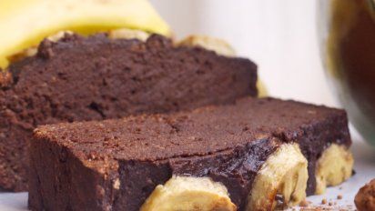 Cómo hacer budín de banana y chocolate