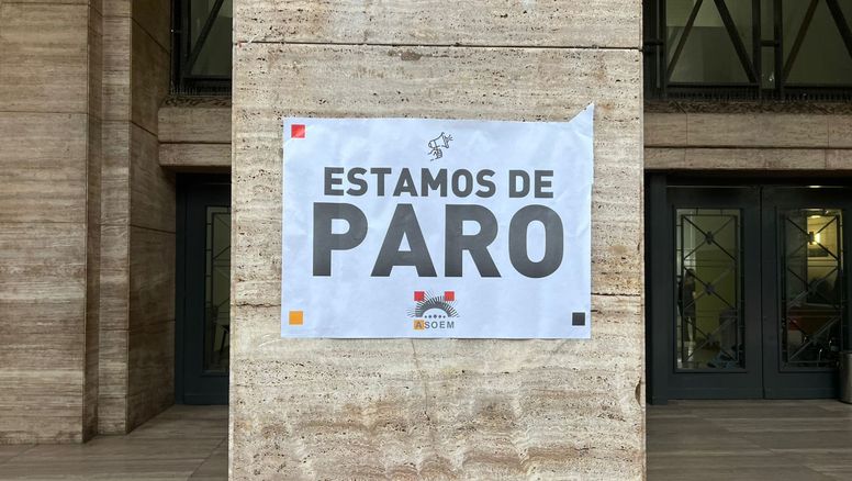 Asoem levanta el paro al mediodía y se suspende la movilización prevista para el miércoles