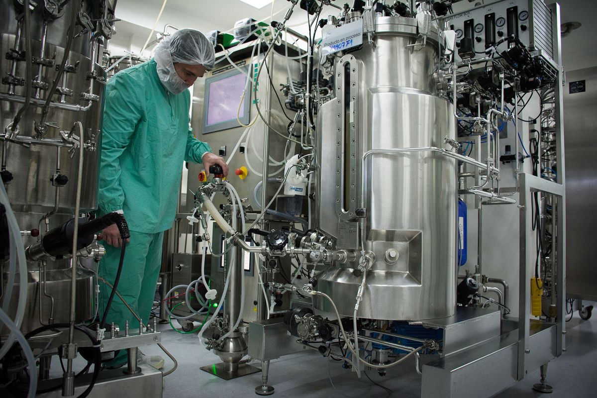 En los biorreactores en Zelltek se producen fármacos de alto valor agregado.