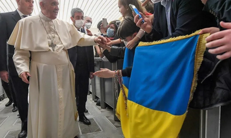 Francisco recibió al embajador ucraniano ante el Vaticano. Francisco recibió al embajador ucraniano ante el Vaticano.