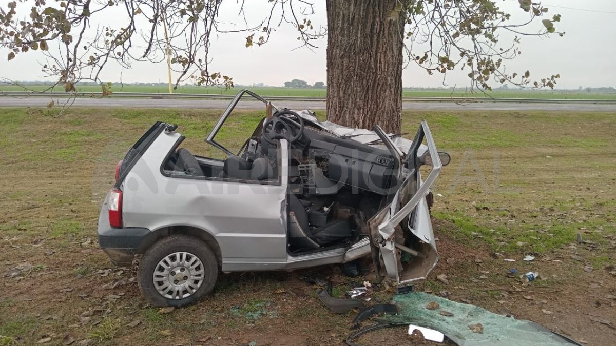 Murió un joven de 18 años en un accidente en Rafaela