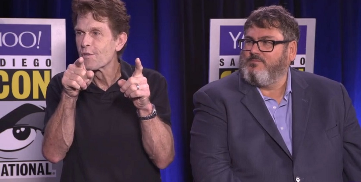 Kevin Conroy y Paul Dini en la San Diego Comic Con