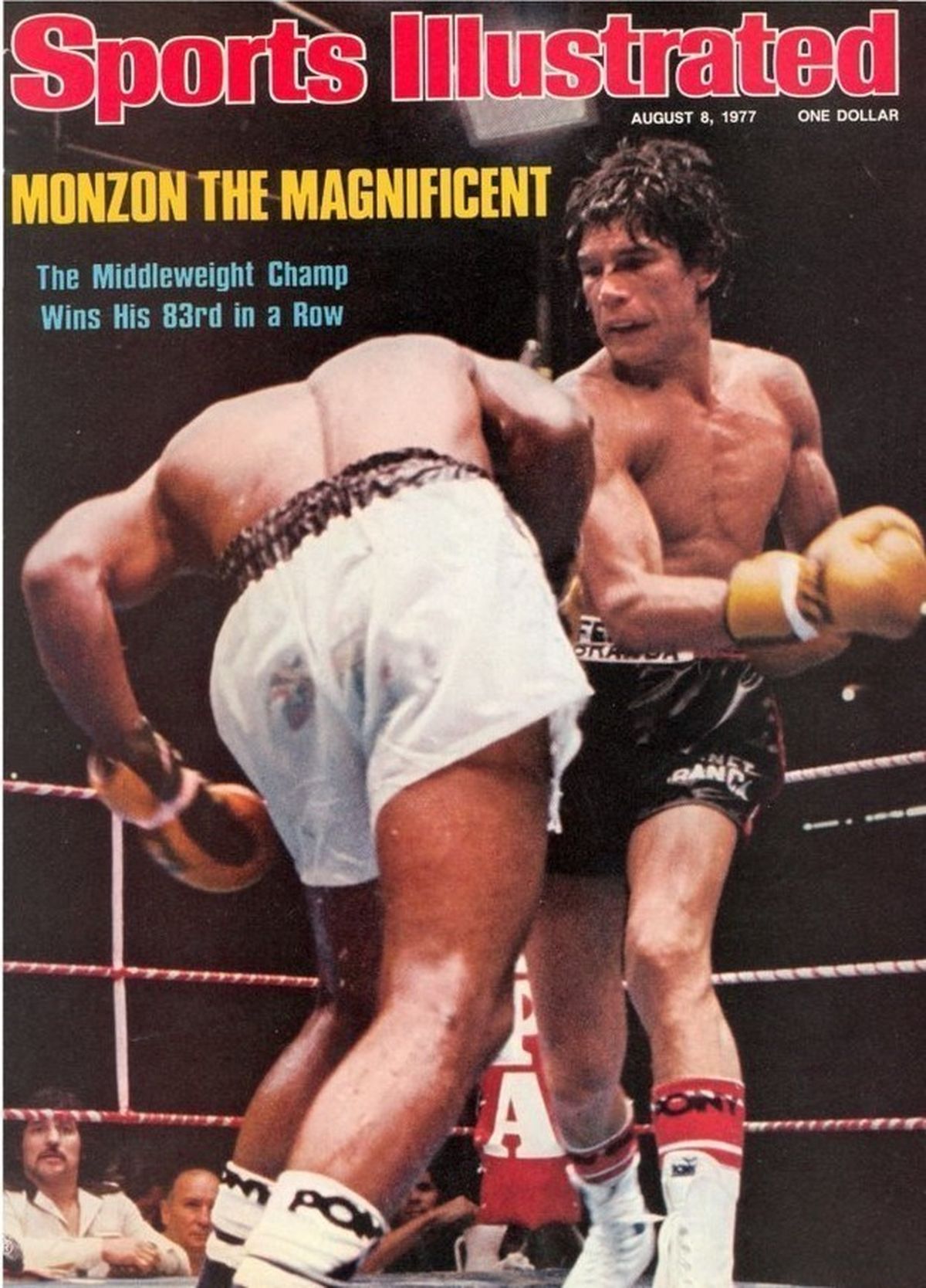En su edición del lunes 8 de agosto de 1977, Escopeta fue la tapa de la afamada revista especializada Sports Illustrated, que lo llamó “Monzón el magnífico”. Sus extraordinarios logros quedaron atesorados para siempre en el Hall de la Fama del Boxeo Internacional de Canastota, Nueva York, y fue el primer púgil argentino en ingresar al mismo.