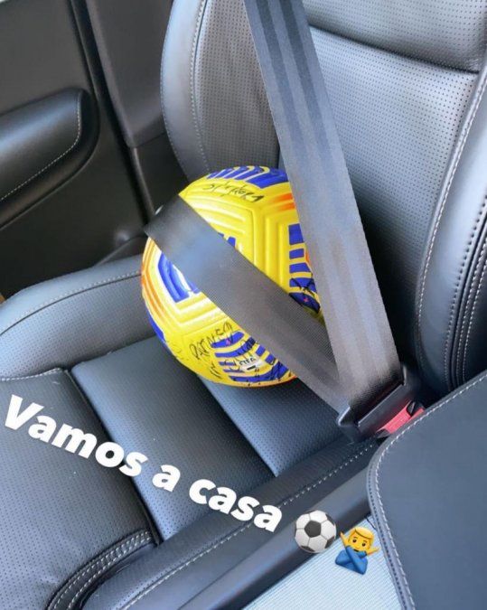 La publicación de Lautaro Martínez tras su hat-trick ante el Crotone por la Serie A.