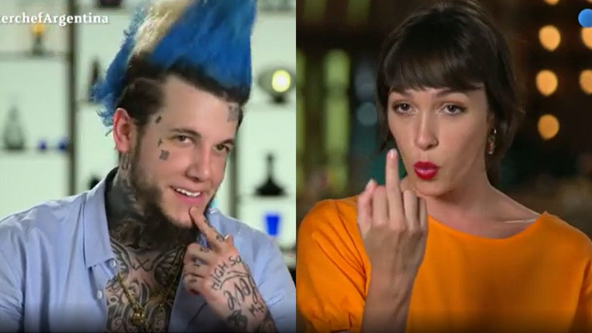 Alex Caniggia amenazó con eliminar a Cande Veltrano de MasterChef