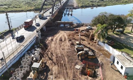 La obra registra un avance general del 42%. La obra registra un avance general del 42%.