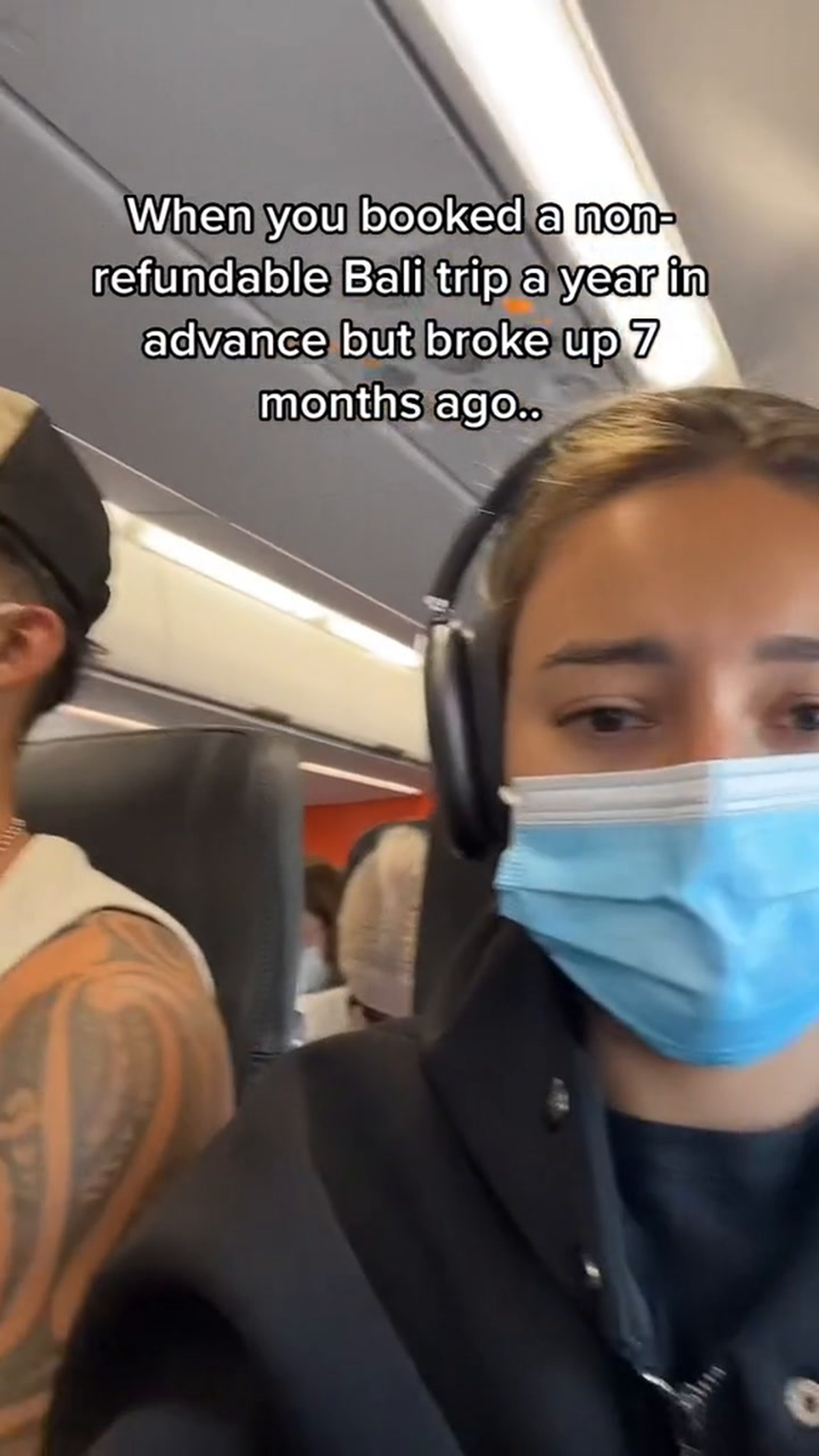 Una tiktoker de Estados Unidos viajó a Bali junto a su ex novio.