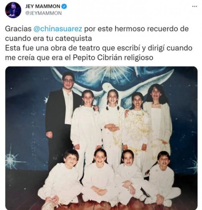 Jey Mammon fue catequista de la China Suárez.