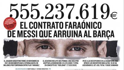 Faraónico contrato de Messi: el Barcelona demandará al diario que lo publicó
