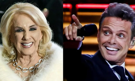 Luis Miguel bajó del escenario para darle un beso a Mirtha Legrand y todo quedó registrado en un video Luis Miguel bajó del escenario para darle un beso a Mirtha Legrand y todo quedó registrado en un video