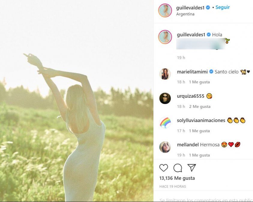 GUILLERMINA VALDES CONQUISTÓ A SUS SEGUIDORES EN INSTAGRAM CON UNA PRODUCCIÓN FOTOGRÁFICA DESLUMBRANTE.GENTILEZA