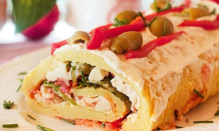 Receta de pionono salado para Navidad y Año Nuevo: cómo decorarlo y qué lleva Receta de pionono salado para Navidad y Año Nuevo: cómo decorarlo y qué lleva