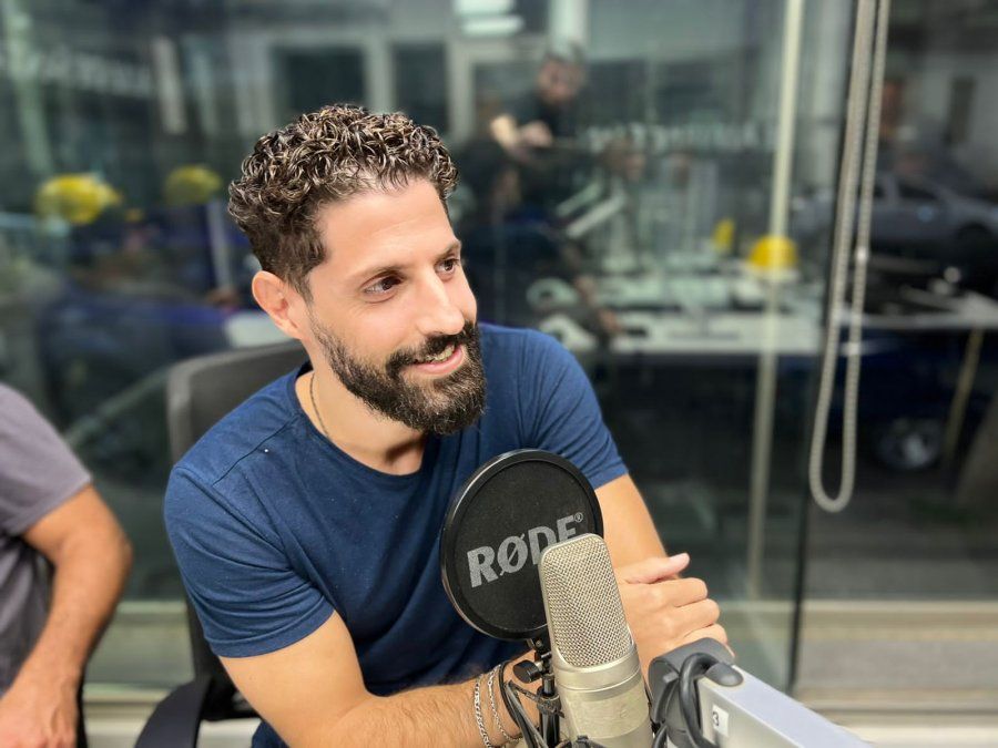 Facundo González, el especialista de AIRE en temas económicos, también participó de la despedida al histórico estudio de AIRE.