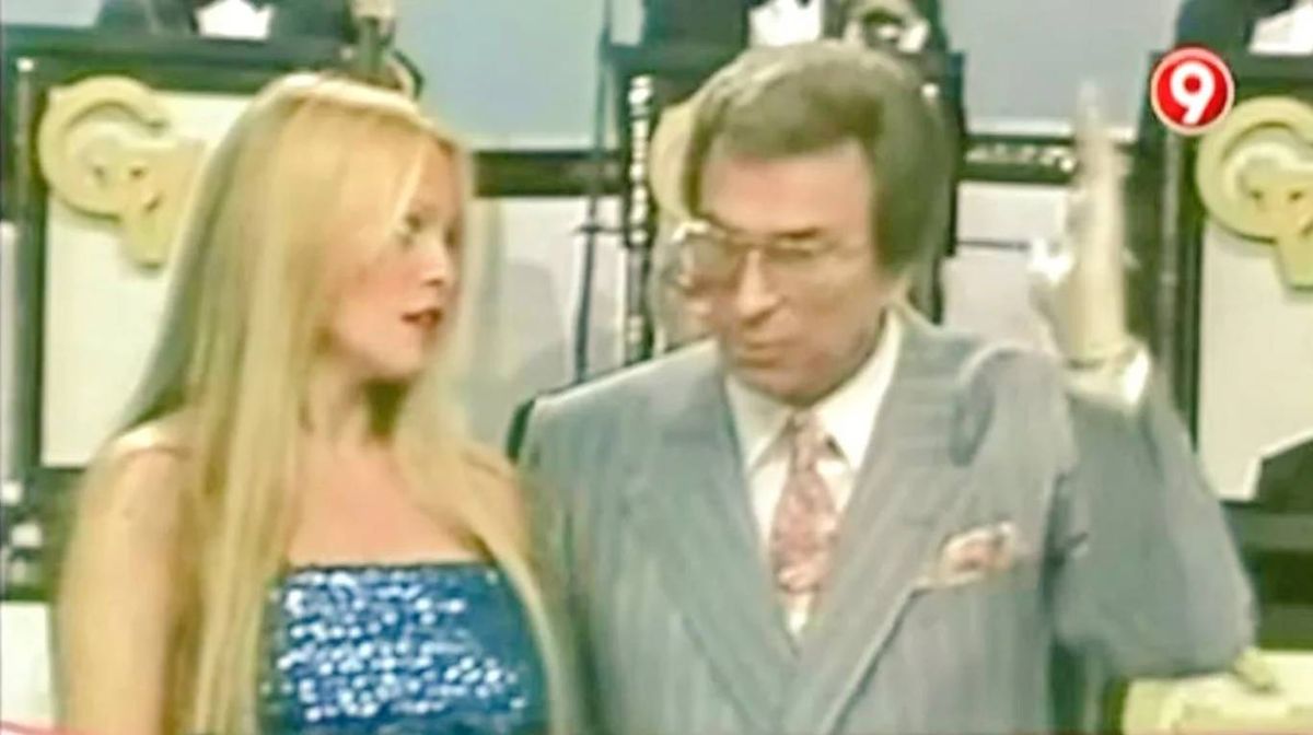 Silvia Süller y Silvio Soldán de jóvenes.