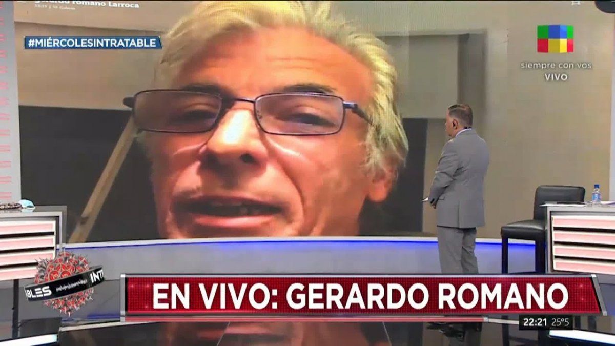 Fabián Doman protagonizó un escandaloso cruce en vivo con Gerardo Romano