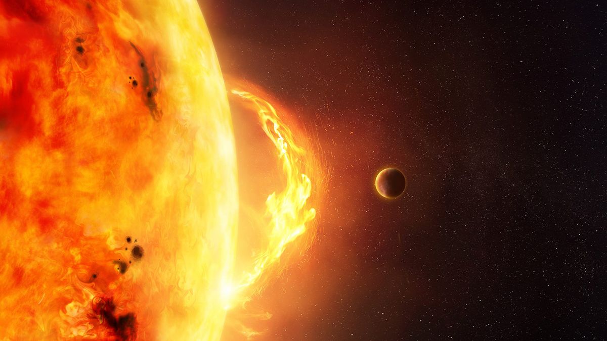 Las tormentas solares ocurren cuando hay eyección de un filamento en el Sol.