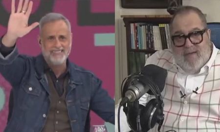 Jorge Lanata y Jorge Rial, cara a cara en C5N. Jorge Lanata y Jorge Rial, cara a cara en C5N.