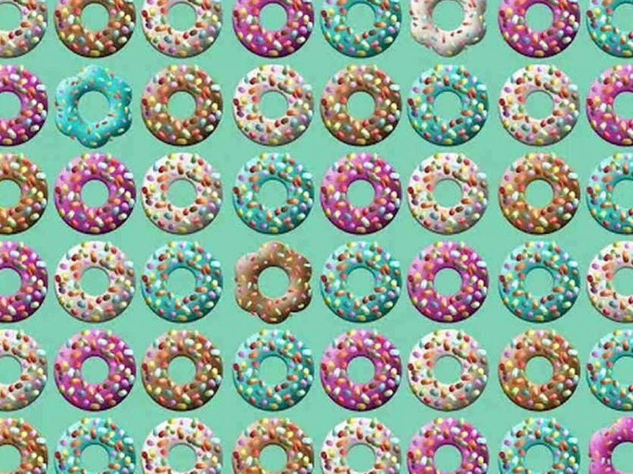 Viral: encontrá las cuatro donas distintas