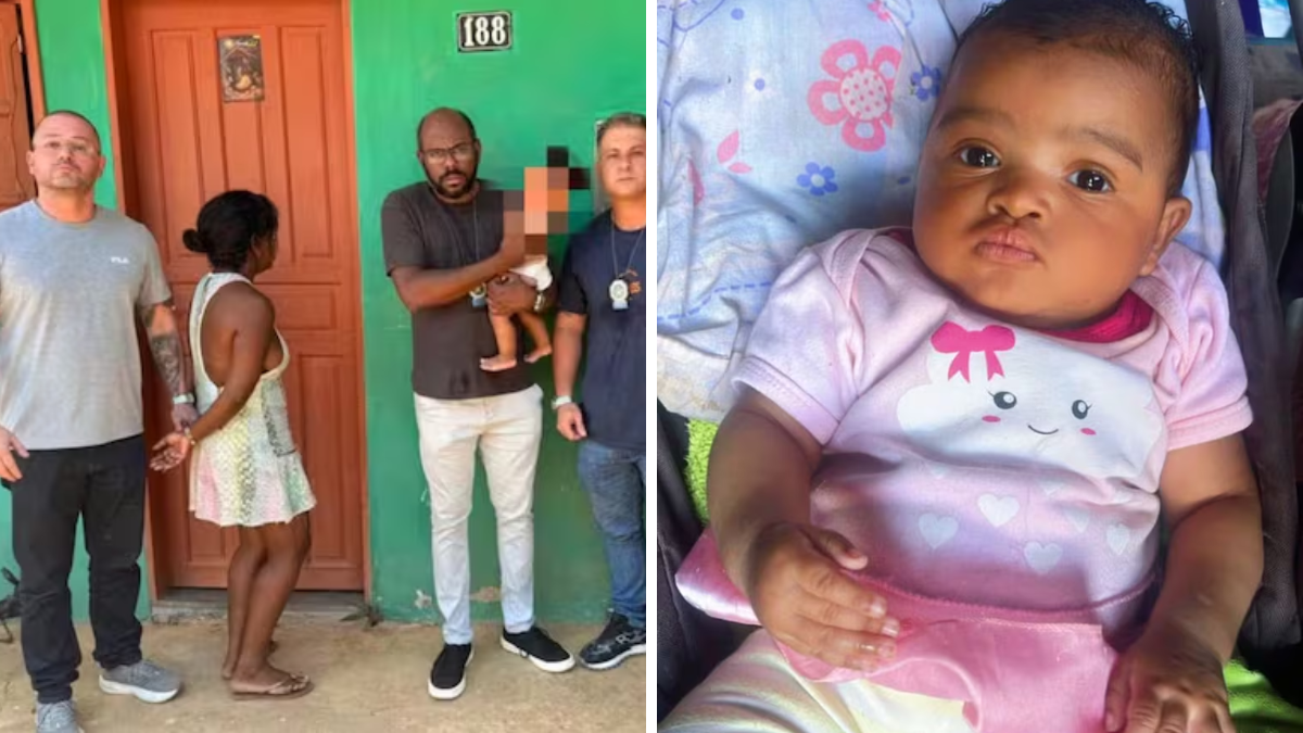 Ana Paula da Costa fue atrapada cinco días después y la beba fue rescatada.