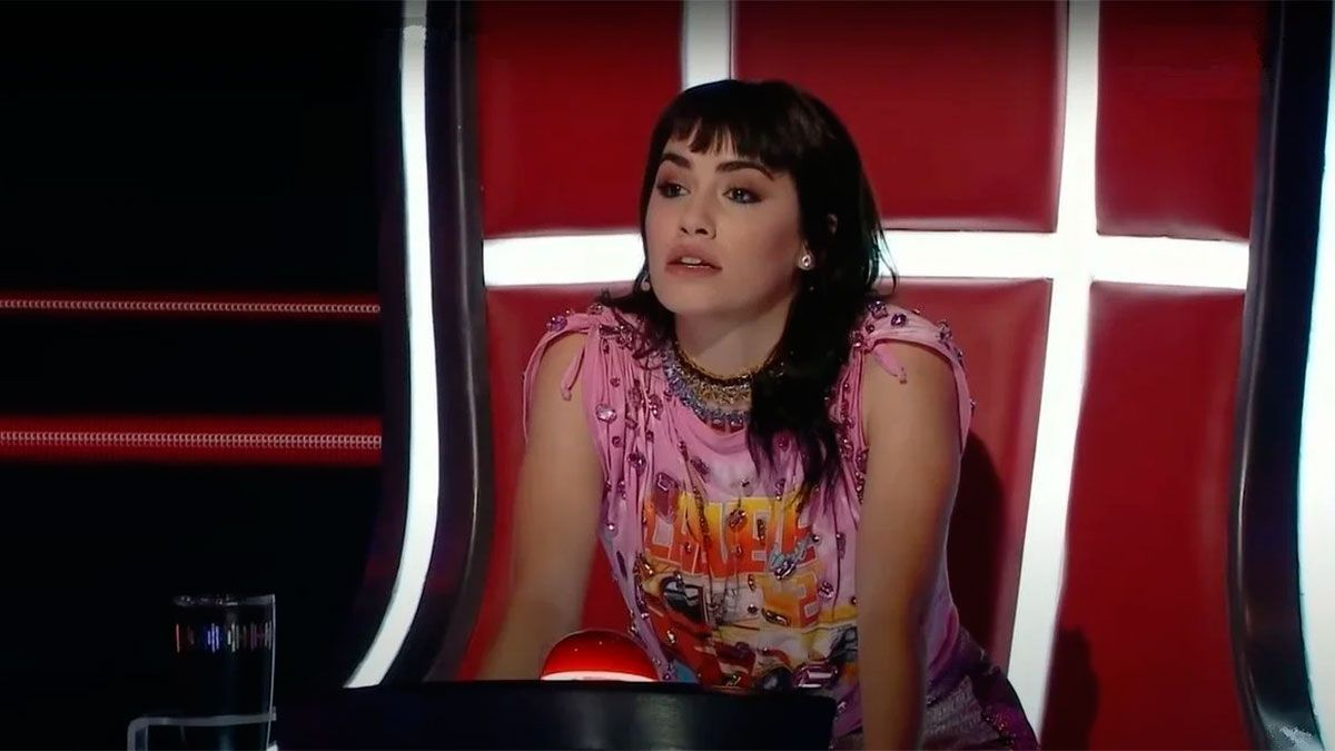 Lali Espósito reflexionó sobre la ansiedad en los jóvenes en La Voz Argentina.