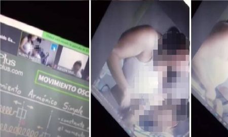 Profesor dejó la cámara encendida tras una clase y alumnos lo grabaron teniendo sexo con su esposa Profesor dejó la cámara encendida tras una clase y alumnos lo grabaron teniendo sexo con su esposa