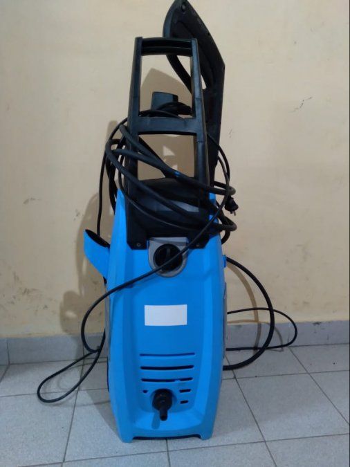 La hidrolavadora que descartó el ladrón al intentar fugarse