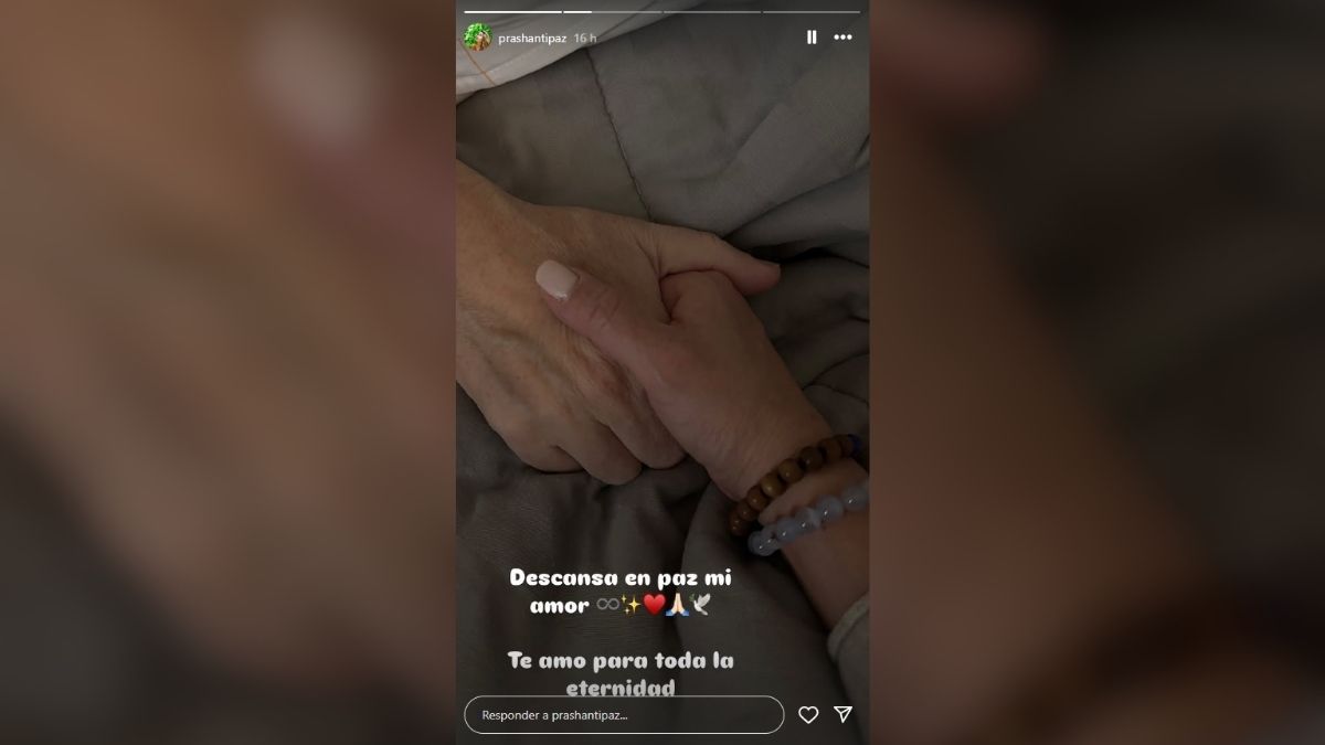 Prashanti Paz confirmó la muerte de Alfred Oliveri. Prashanti Paz confirmó la muerte de Alfred Oliveri.