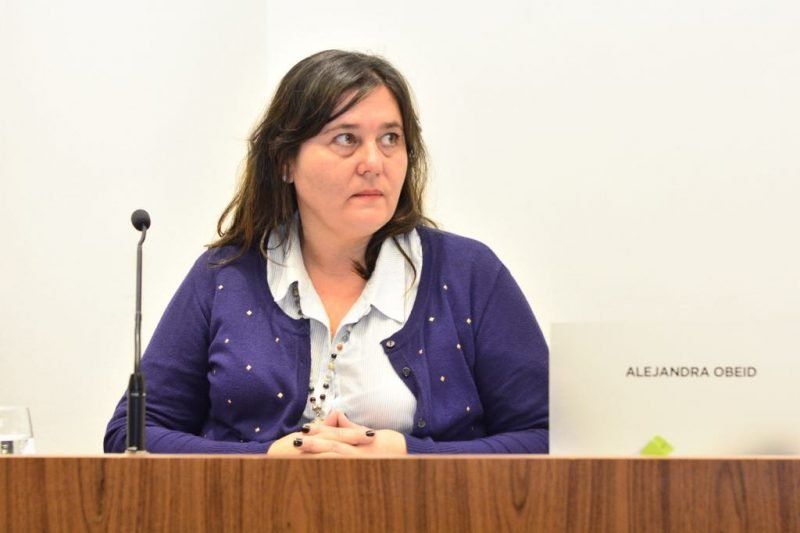 La diputada Alejandra Obeid.