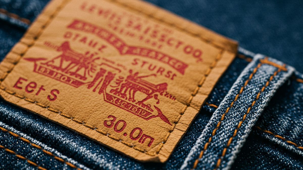 La etiqueta e los jeans tienen un significado.