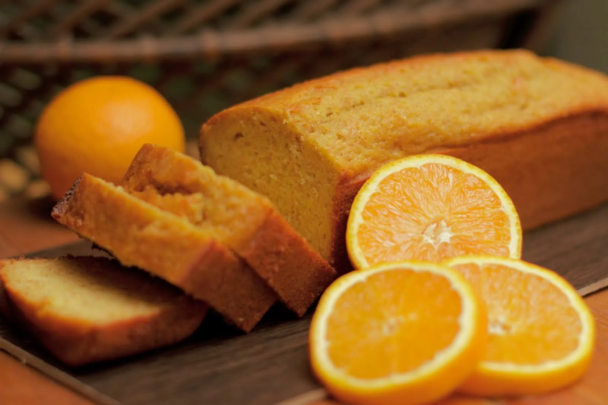 Budín de naranja casero