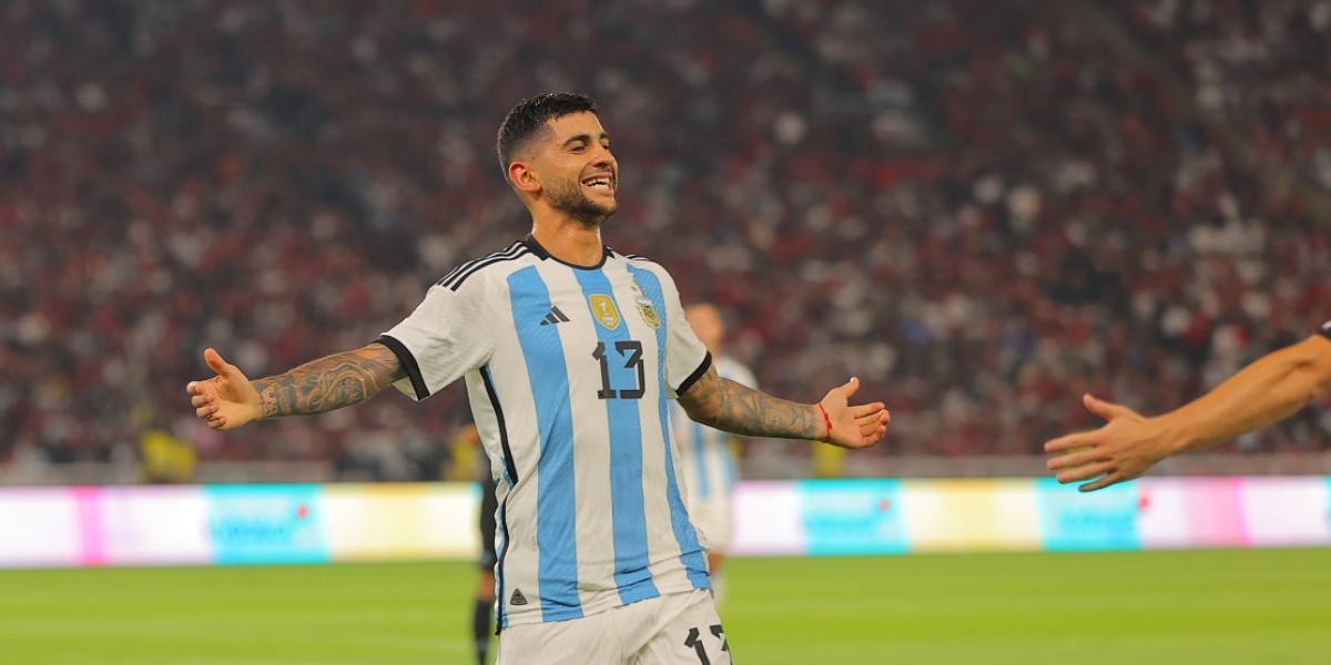 Llegó el segundo de Agentina: El gol de Cristian Romero a Indonesia Llegó el segundo de Agentina: El gol de Cristian Romero a Indonesia