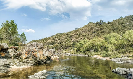 Un rincón de las sierras de Córdoba al que sólo se llega caminando Un rincón de las sierras de Córdoba al que sólo se llega caminando