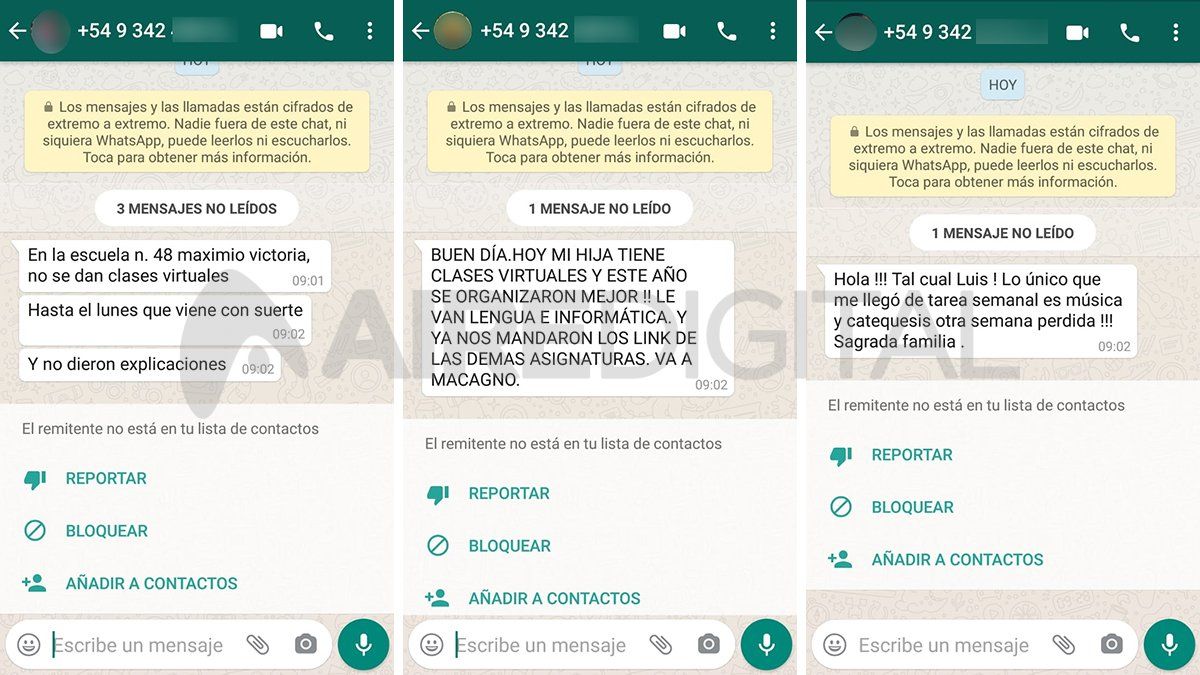 Mensajes de los oyentes de AIRE.