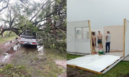 El temporal en el norte provincial dejó importantes daños materiales, sobre todo en la ciudad de Avellaneda. El temporal en el norte provincial dejó importantes daños materiales, sobre todo en la ciudad de Avellaneda.