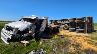 Tras el choque frontal entre camiones, se liberó el tránsito en la Ruta Nacional 34