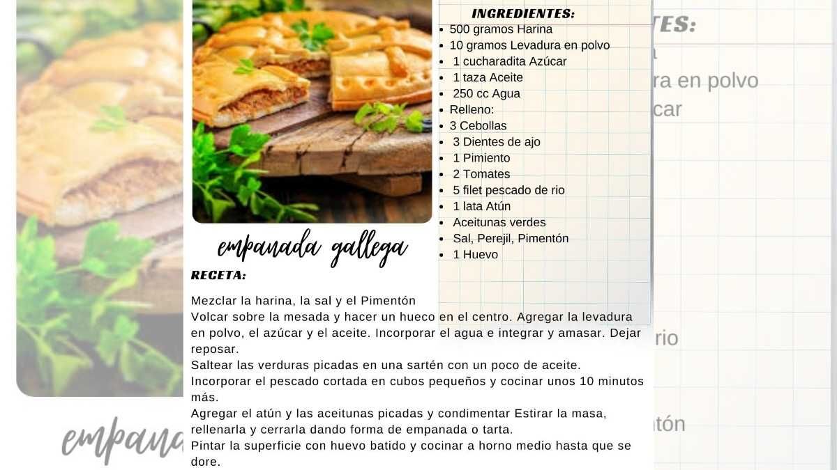 La empanada gallega es una receta clásica ideal para Pascuas. La empanada gallega es una receta clásica ideal para Pascuas.