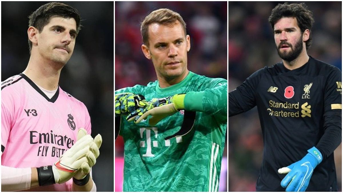 Thibaut Courtois, Manuel Neuer y Alisson Becker están entre los arqueros destacados de la temporada. 