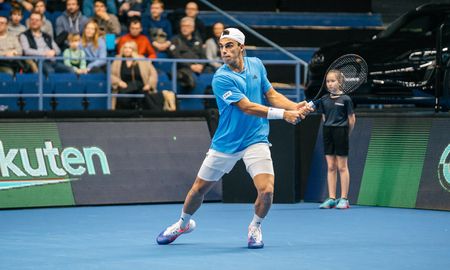 Francisco Cerúndulo le dio un punto vital a Argentina en la serie ante Finlandia / Foto: TW @AATenis. Francisco Cerúndulo le dio un punto vital a Argentina en la serie ante Finlandia / Foto: TW @AATenis.