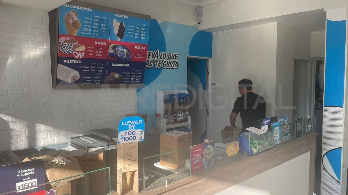 Desde la heladerían aseguraron que el mismo delincuente ya les robó en otras oportunidades.